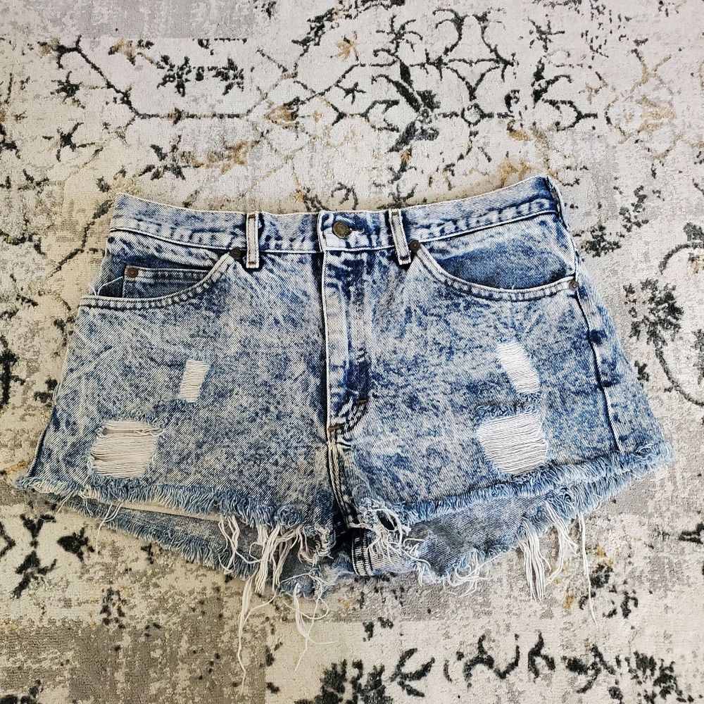 Lee Distressed Denim Shorts